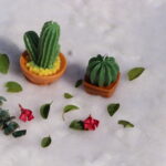 Cactus designed candles (Big & small)