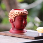 Buddha designed candle holder